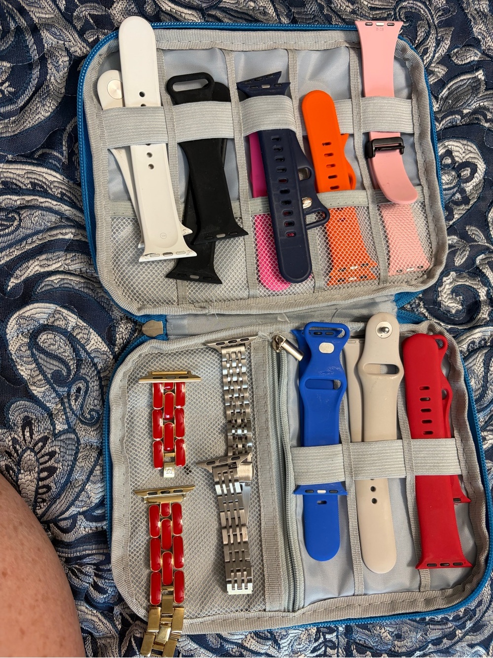 Assorted Silicone & Metal Watch Bands - Multi Color Set for Apple Watch.